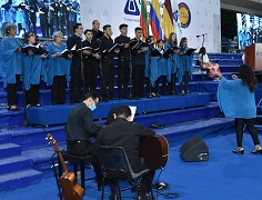 Serán al menos 70 intérpretes corales de Unibagué y el Conservatorio, junto con la nutrida Orquesta Sinfónica de dicha institución universitaria musical.